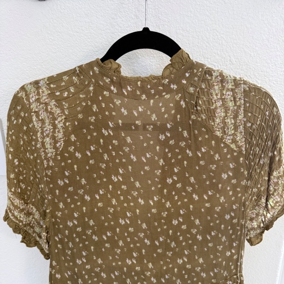 Free People Rare Feelings Tiered Printed Tassels Tie Dress - Picture 3 of 8